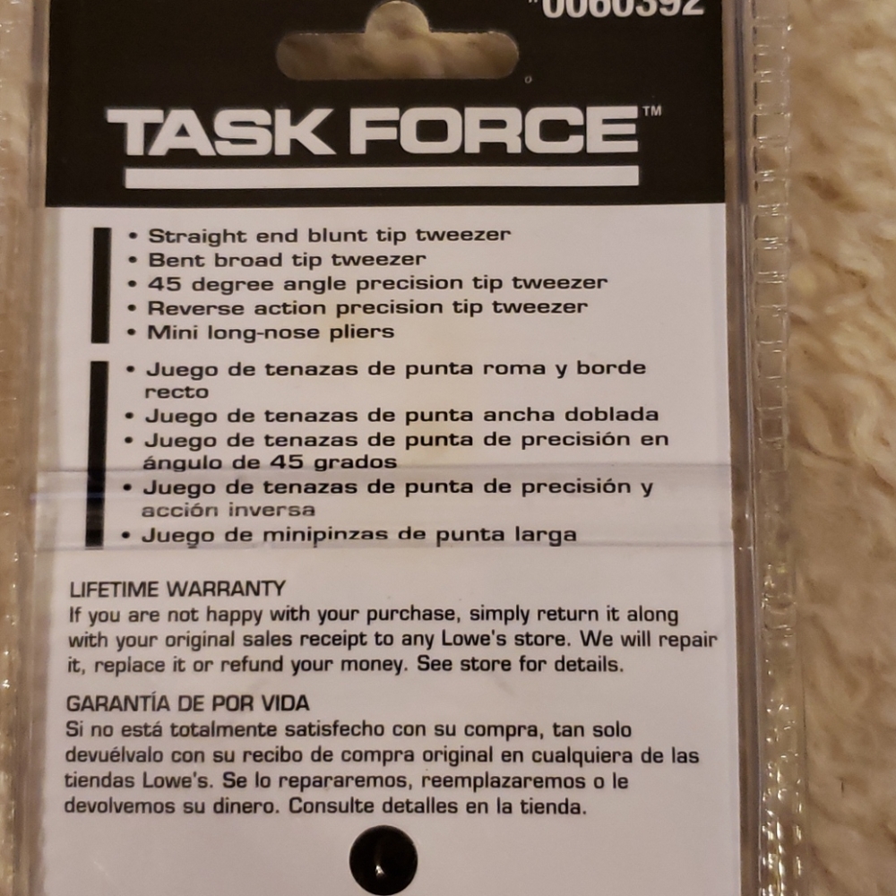 TASK FORCE 5 PIECE'S PRECISION TOOL SET - Picture 5 of 8